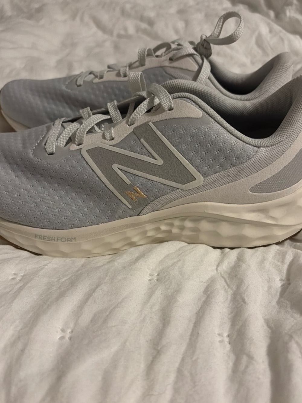 New Balance Women’s Athletic Shoes - Light Gray/White